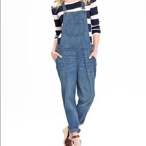 Old Navy Distressed Overalls